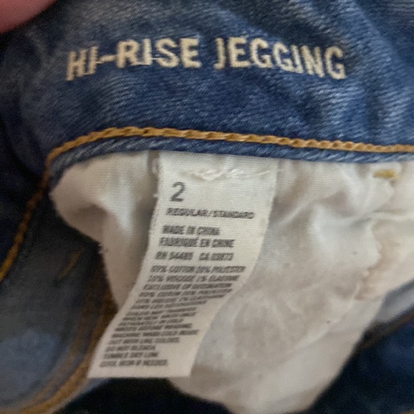 American Eagle hi-rise jegging size 2 - Picture 3 of 3